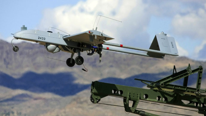 An unarmed U.S. "Shadow" drone (Reuters/AAI Corporation)