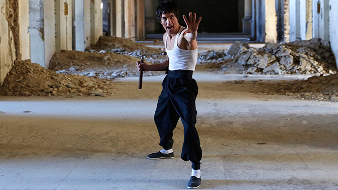 Afghan ‘Bruce Lee’ spins the web with his kung fu