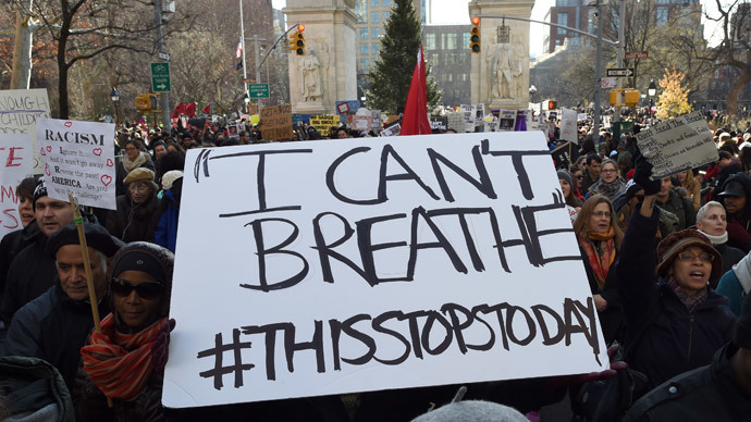 #ICantBreathe: Thousands march against police brutality across US (PHOTOS, VIDEO)