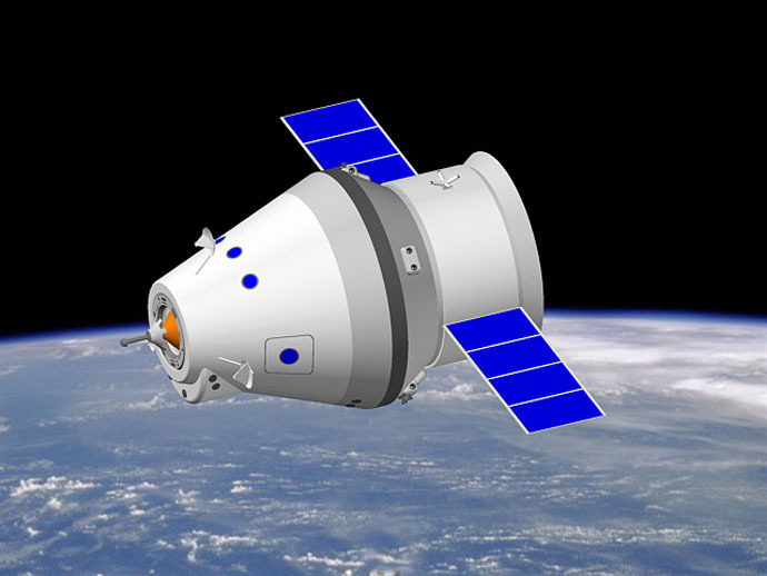 The Piloted Transport Spacecraft (PPTS) (Image from wikipedia.org)