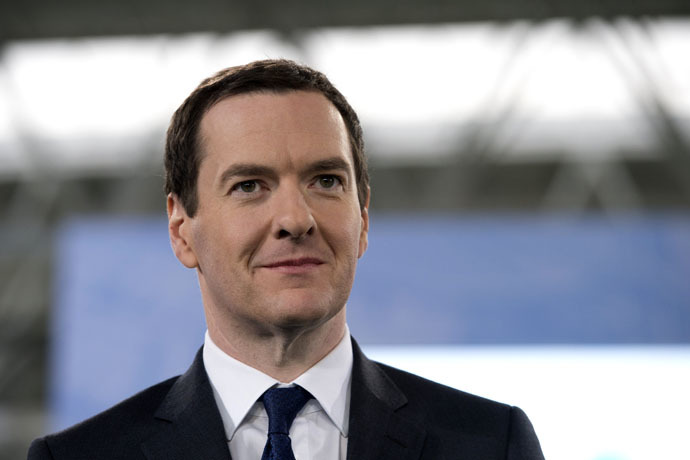 Britain's Chancellor of the Exchequer George Osborne (AFP Photo)
