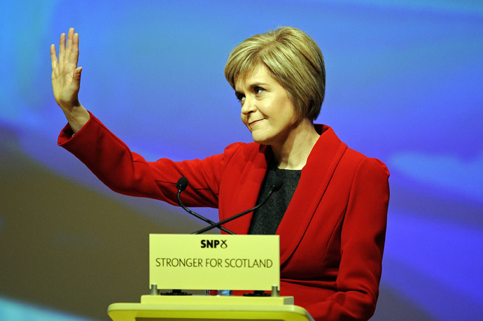 SNP leader Nicola Sturgeon (AFP Photo)