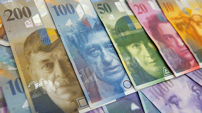 Swiss central bank turns to negative interest rate amid ruble crisis