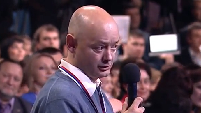 ‘Drunk journalist’ laughed at in Putin’s Q&A revealed as stroke sufferer