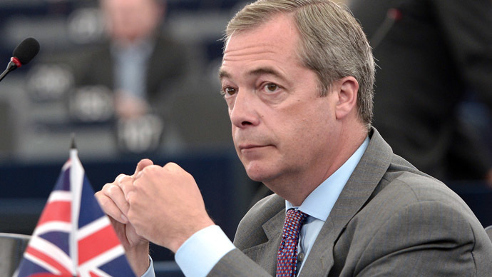 Leader of the UK Independence Party (UKIP) Nigel Farage (AFP Photo)