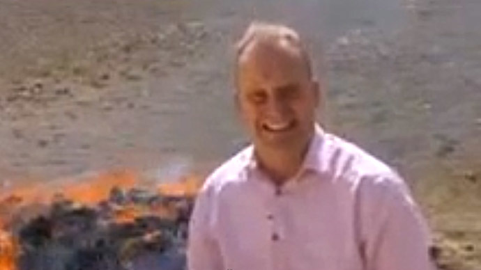 ​BBC reporter gets high on camera, can’t finish report