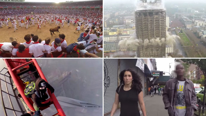 Shanghai vertigo, street mugging & running with bulls: 2014 in most gripping GoPro videos