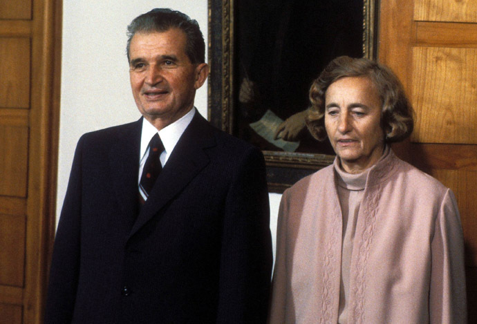 Nicolae and Elena Ceausescu (Photo from touristinromania.net)