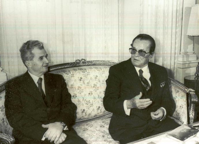 Nicolae Ceausescu and Josip Broz Tito (iiccr.ro/#BA578)