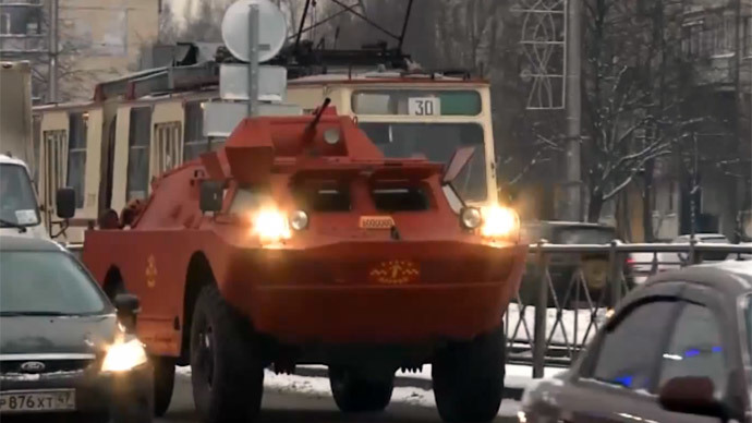 Need an armored military-grade taxi? Flag one down in St. Petersburg (VIDEO)