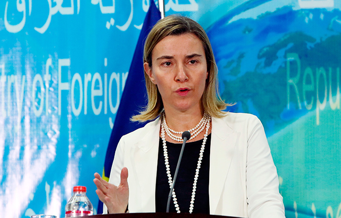 European Union Foreign Policy Chief Federica Mogherini (Reuters / Ali Al-Saadi)