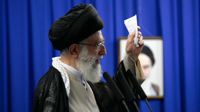 Iran's Supreme Leader Ayatollah Ali Khamenei.(Reuters / Morteza Nikoubazl)