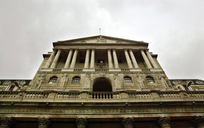 The Bank of England building in London (AFP Photo/Adrian Dennis)