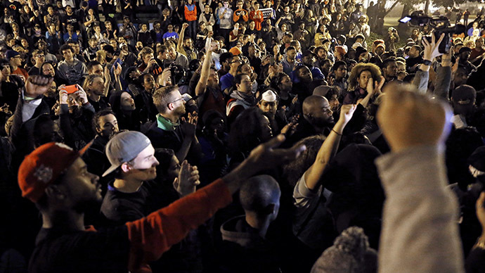 Demonstrators arrested during protest at St. Louis police headquarters