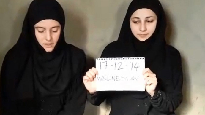 Italian women held hostage by Syrian Islamists 'appeal for salvation' in video