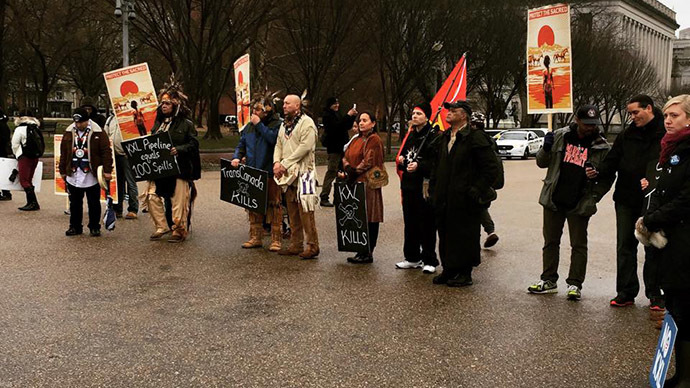 Image from Facebook (No to KXL rally)