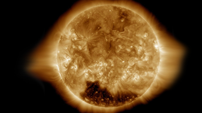 NASA detects enormous 'coronal hole' on Sun’s South Pole (PHOTO)