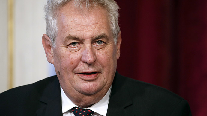 Czech President Milos Zeman (AFP Photo/Patrick Kovarik)