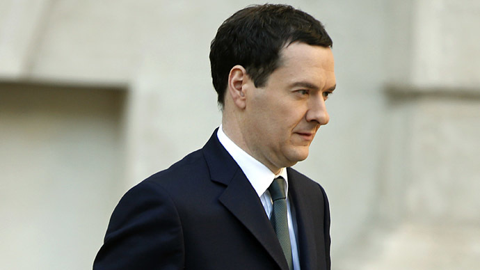 Britain's Chancellor of the Exchequer, George Osborne. (AFP Photo/Alastair Grant)