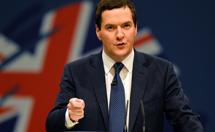 British Chancellor of the Exchequer George Osbourne (AFP Photo/Paul Ellis)