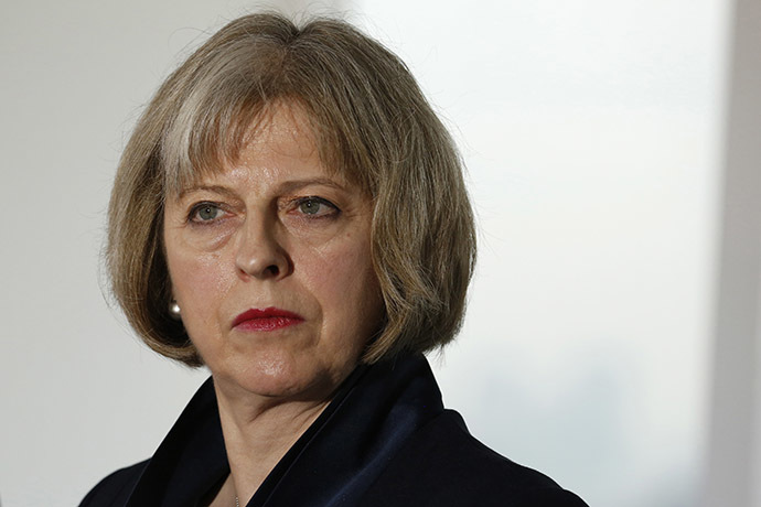 Britain's Home Secretary, Theresa May. (Reuters/Luke MacGregor)