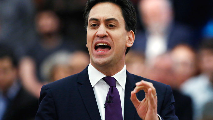 Britain's opposition Labour party leader Ed Miliband.(Reuters / Luke Macgregor)