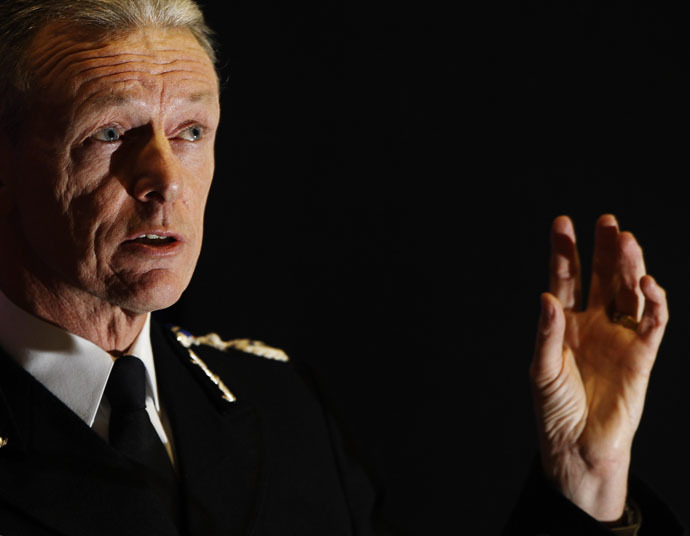 Commissioner of the Metropolitan Police Service Bernard Hogan-Howe (Reuters/Luke MacGregor)