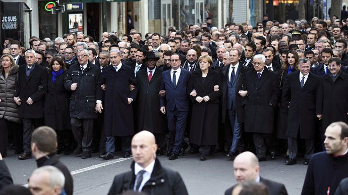 Obama takes heat for not attending 'anti-terror' Paris rally