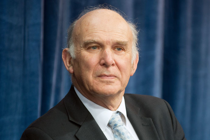 British Business Secretary Vince Cable (AFP Photo)