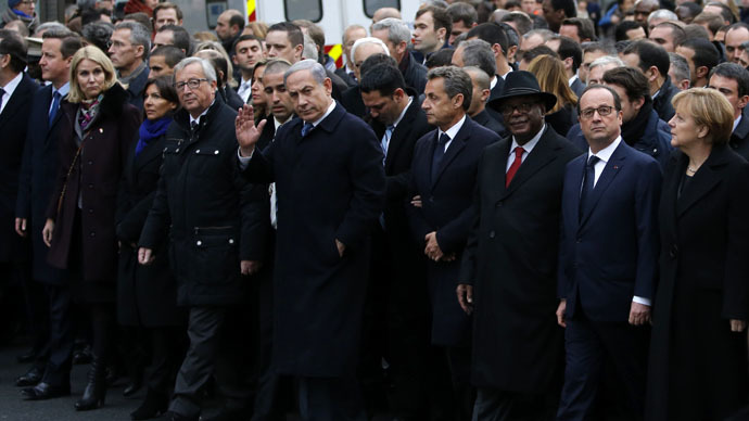 Women out: Ultra-Orthodox Jewish paper edits Merkel out of Paris march