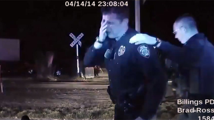 Montana cop sobbed after killing unarmed man, cleared of wrongdoing in death (GRAPHIC VIDEO)