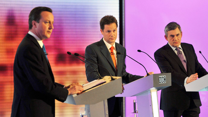 Election ultimatum: 3 party leaders threaten to go ahead with TV debates without PM David Cameron