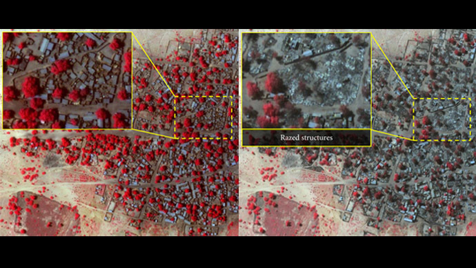 Satellite images reveal ‘horrific’ scale of Boko Haram attack in Nigeria