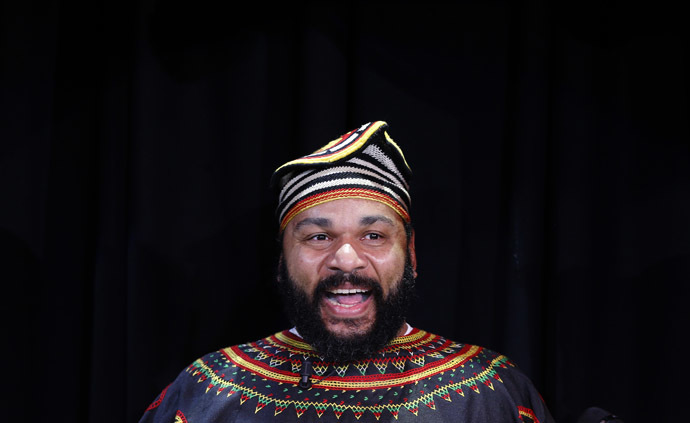 French comedian Dieudonne M'Bala M'Bala. (Reuters/Gonzalo Fuentes)