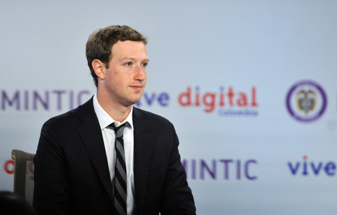 Facebook founder Mark Zuckerberg. (AFP Photo/Guillermo Legaria)