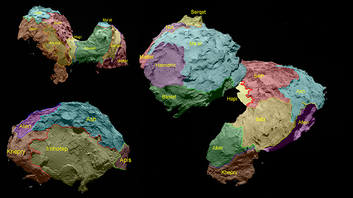 Mapping new world: Rosetta reveals first results of host comet probe (PHOTOS)