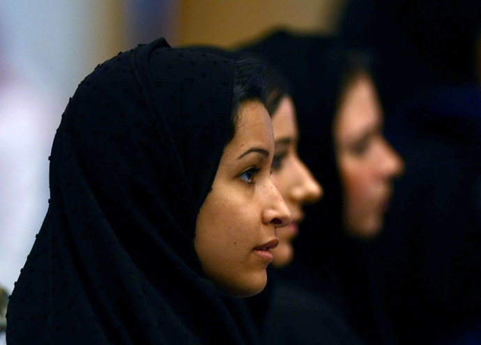 Saudi Princess Lulwa Khaled Al-Saud (L) (Reuters/Fahad Shadeed)