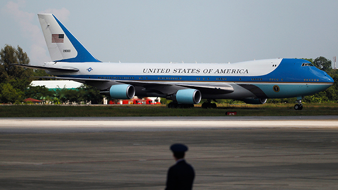 Air Force One plane (Reuters / Soe Zeya Tun)