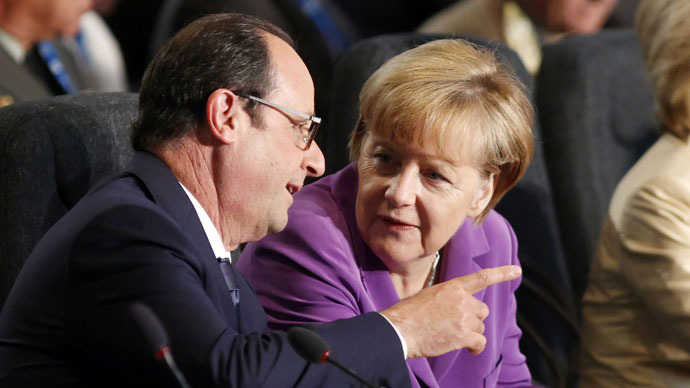 Hollande, Merkel go to Moscow to discuss Ukraine without consulting US – report
