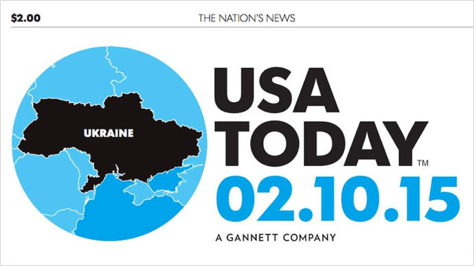Major US newspaper prints map of Ukraine without Crimea