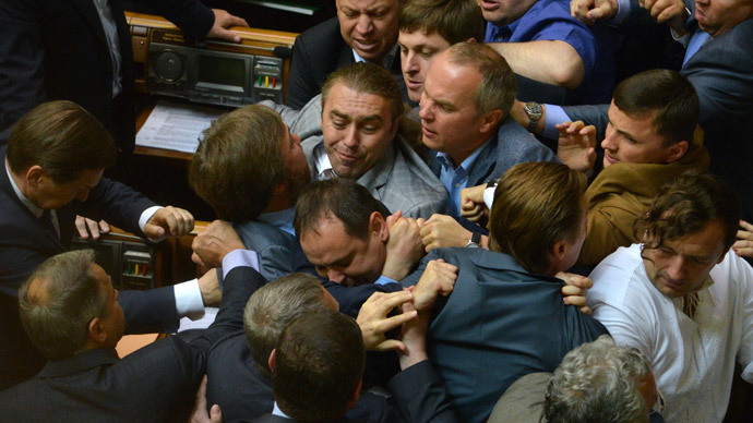 Fight club: 5 most spectacular brawls in Ukrainian parliament [VIDEO]
