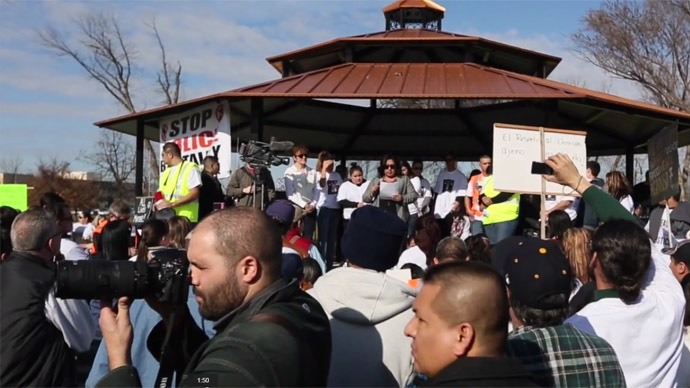 ‘Ferguson everywhere’: Hundreds protest cops killing Latino worker in Washington