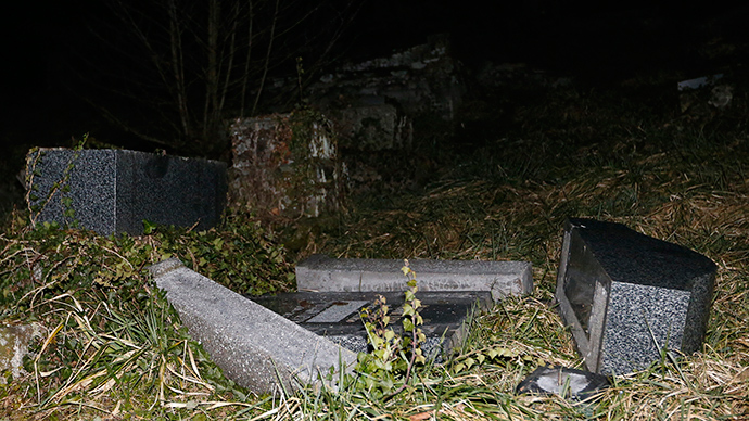 ‘Despicable act’: Hundreds of Jewish tombs defaced in France