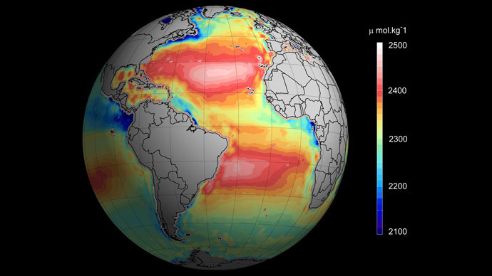 Satellite images to monitor ocean acidification in remote areas from space