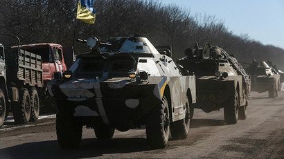 Kiev says troops withdrawn from Debaltsevo, rebels claim military ‘surrender en masse’