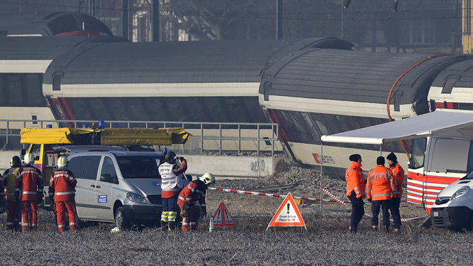 2 trains collide near Zurich with at least 5 people injured - local media