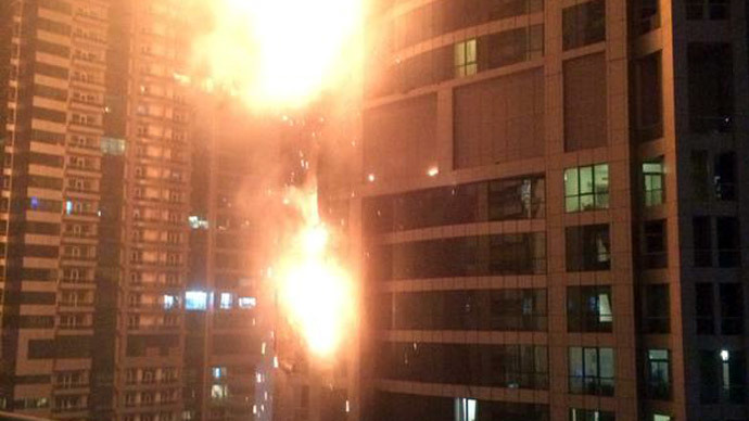 Massive fire engulfs Dubai ‘Torch’ residential tower (PHOTOS, VIDEO)