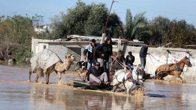 Palestine accuses Israel of opening dams, flooding Gaza, forcing evacuations