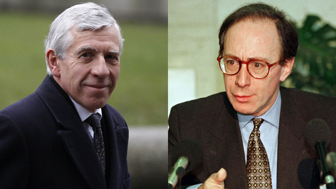 ​‘Cash for access’ sting: Ex-foreign secretaries Straw and Rifkind suspended, deny wrongdoing