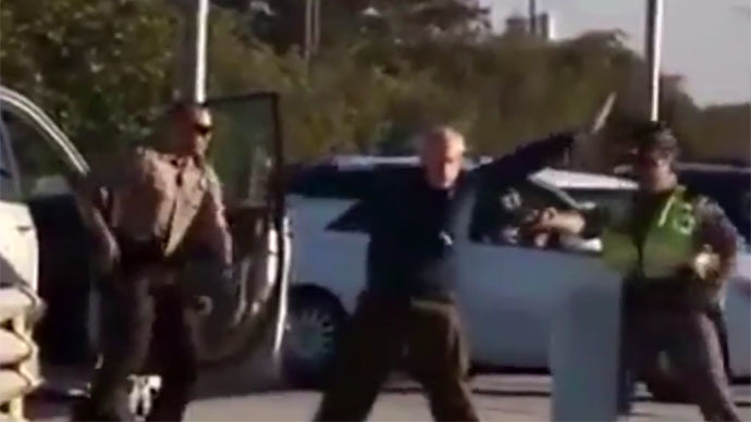 Shocking video shows police tasering elderly man in Florida
